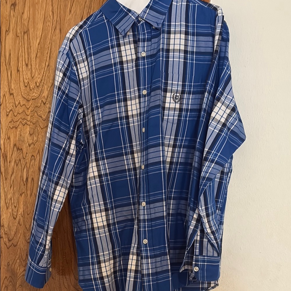 Blue Plaid Men's Shirt